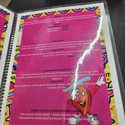 Cacao Mexican Food - Menu