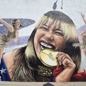Alysa Liu Mural - Full Mural  03-15-2026 - Public Art Near Me - Gardena, California