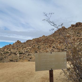 Cottonwood Spring - Signage - Hiking Near Me - Twentynine Palms, California