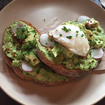 Tout Suite - Avocado toast with an egg. Lots of avocado....so good! - Cafes Near Me - Houston, Texas Tout Suite - Avocado toast with an egg. Lots of avocado....so good! - Cafes Near Me - Houston, Texas