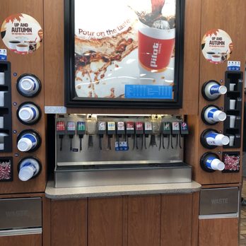 Pilot Travel Center - a coffee machine with a soda dispenser - Gas Stations Near Me - Dubois, Pennsylvania
