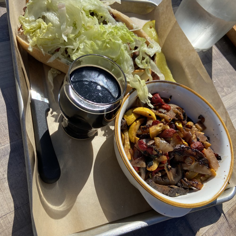 Shy Bear Brewing - Cheese Steak and Roasted Veggies - Brewpubs Near Me - Lewistown, Pennsylvania Shy Bear Brewing - Cheese Steak and Roasted Veggies - Brewpubs Near Me - Lewistown, Pennsylvania