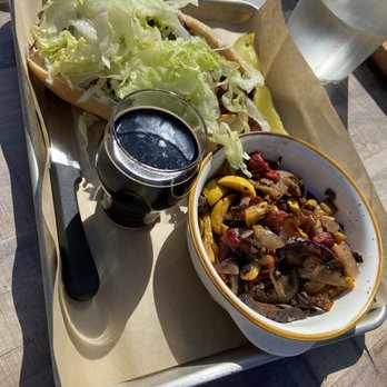 Shy Bear Brewing - Cheese Steak and Roasted Veggies - Brewpubs Near Me - Lewistown, Pennsylvania Shy Bear Brewing - Cheese Steak and Roasted Veggies - Brewpubs Near Me - Lewistown, Pennsylvania
