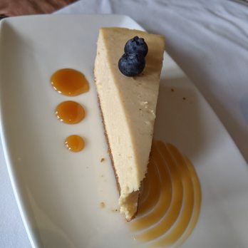 Galley & Garden - chilled cheese cake, served on a hot plate for some reason - New American Near Me - Birmingham, Alabama Galley & Garden - chilled cheese cake, served on a hot plate for some reason - New American Near Me - Birmingham, Alabama