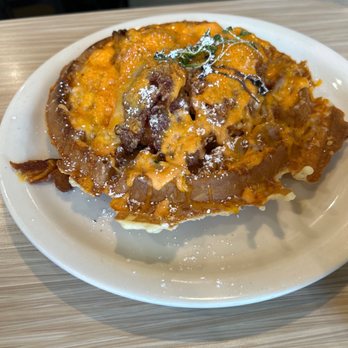 Stacks Pancake House - Spicy chicken bacon waffle - Breakfast & Brunch Near Me - Irvine, California