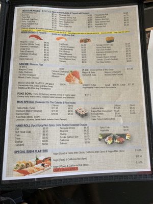 Menu photo 7 Ami Sushi El Cajon, CA