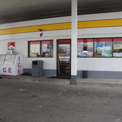 Shell - SHELL storefront and entrance. April 19th 2014.