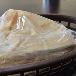 Complementary pita bread