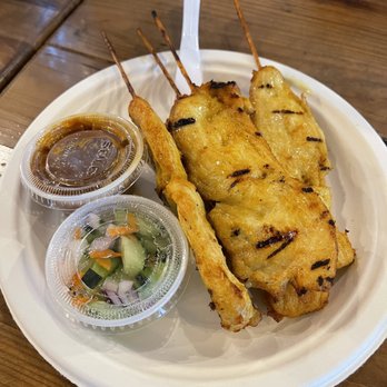 Block 9 Thai Street Eats - Chicken Satay was beautifully cooked - Thai Near Me - Las Vegas, Nevada Block 9 Thai Street Eats - Chicken Satay was beautifully cooked - Thai Near Me - Las Vegas, Nevada