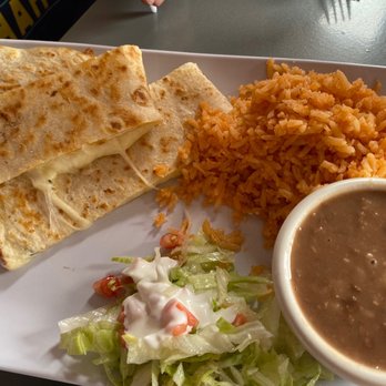 Costa Azul - Kids' cheese quesadilla plate with rice & beans - Mexican Near Me - Davenport, California Costa Azul - Kids' cheese quesadilla plate with rice & beans - Mexican Near Me - Davenport, California
