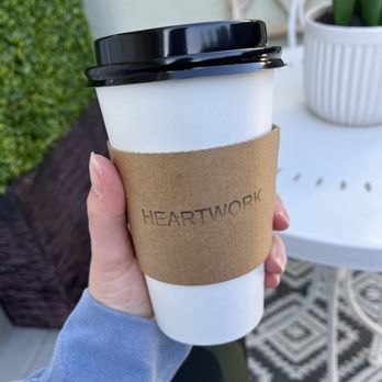Heartwork Coffee Bar - Large vanilla latte - Coffee & Tea Near Me - San Diego, California Heartwork Coffee Bar - Large vanilla latte - Coffee & Tea Near Me - San Diego, California