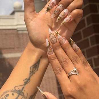 Luxury Nail Spa - Rome - italy nails art design by Vy - Nail Salons Near Me - Durham, North Carolina
