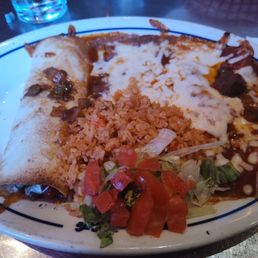 Burrito and enchilada Burrito and enchilada
