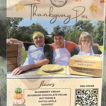 The BiG Cafe - Pies ready to order.  I know I'm buying my pies here! - Cafes Near Me - Georgetown, Texas