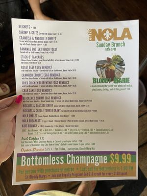 Menu photo 4 Cafe Nola Gulf Breeze, FL