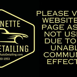 Simonette Auto Detailing - I do not use yelp and am unable to communicate effectively. Please visit my web page for further info