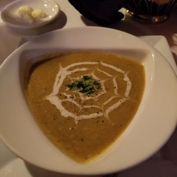Asylum Restaurant - The famous butternut squash soup - American Near Me - Jerome, Arizona Asylum Restaurant - The famous butternut squash soup - American Near Me - Jerome, Arizona