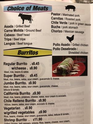 Menu photo 7 Taqueria Los Compadres Sacramento, CA