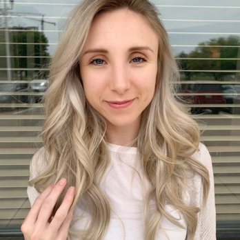 A-List Style Studio - Beautiful J is showing off her fresh beautiful blonde low maintenance roots - Hair Salons Near Me - Frisco, Texas A-List Style Studio - Beautiful J is showing off her fresh beautiful blonde low maintenance roots - Hair Salons Near Me - Frisco, Texas