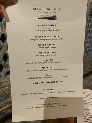 Menu photo 8 2 Spring Oyster Bay, NY