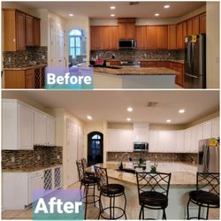 Luxury Refinishing - Kitchen Cabinets Refinishing