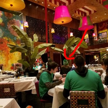 Carnivale Chicago - We were told by a hostess that they have a no hat policy but as you can clearly see...the policy is on a case-by-case basis - Latin American Near Me - Chicago, Illinois