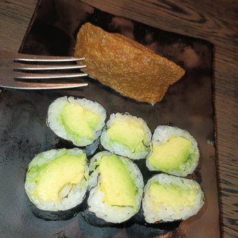See Wee Roll - Tofu skin Nigiri (tastes just like the brown butt of sandwich bread loaf over rice), avocado roll - Japanese Near Me - Biloxi, Mississippi