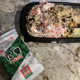 Large bowl with 4 proteins