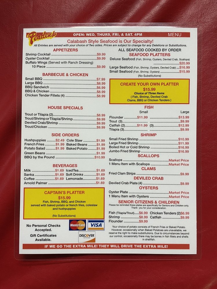 PEADEN’S SEAFOOD & CATERING SERVICE Updated June 2024 23 Photos