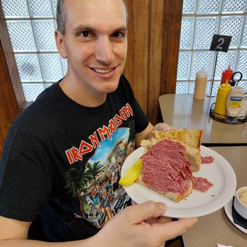 Slyman's Restaurant - Best Corned Beef Sandwich I've ever had, wow this thing is big! $21 - American Near Me - Cleveland, Ohio Slyman's Restaurant - Best Corned Beef Sandwich I've ever had, wow this thing is big! $21 - American Near Me - Cleveland, Ohio