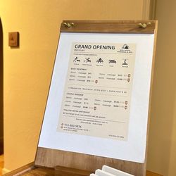 Wellness Massage & Spa - Menu