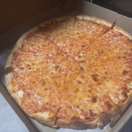 Large cheese pizza Large cheese pizza