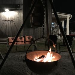 Dogfish Inn - We loved the fire pit!