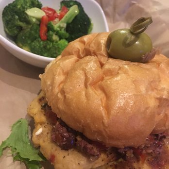 Cin Cin Burger BAR - The Daisy Bean with Broccoli. - Burgers Near Me - Winston-Salem, North Carolina