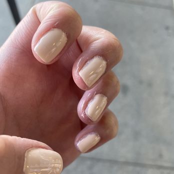 Bella Nails & Spa - She didn't even clean my cuticles, literally took her 10 minutes to do this. Very disappointed - Nail Salons Near Me - Yonkers, New York