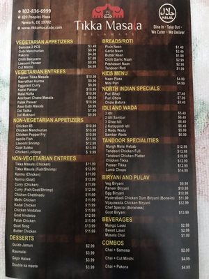 Menu photo 3 Tikka Masala Newark, DE