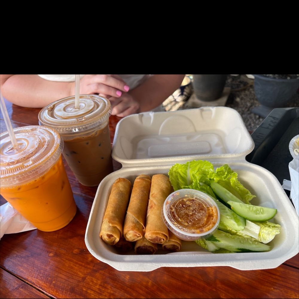 FASAY THAI WAGON - a tray of food and drinks - Food Trucks Near Me FASAY THAI WAGON - a tray of food and drinks - Food Trucks Near Me