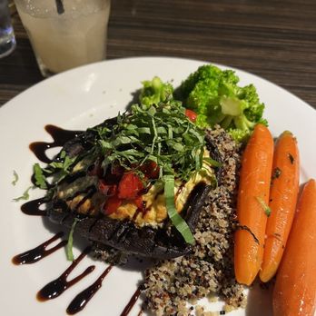 Luke's On Front - Stuffed portobello mushroom - New American Near Me - Temecula, California Luke's On Front - Stuffed portobello mushroom - New American Near Me - Temecula, California