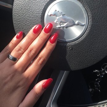 Signature Nails 2 - I asked for "oval" and some like my thumb are oval, and others are sqoval like my pointer finger. Pointer was square until I pointed it out. - Skin Care Near Me - Hialeah, Florida Signature Nails 2 - I asked for "oval" and some like my thumb are oval, and others are sqoval like my pointer finger. Pointer was square until I pointed it out. - Skin Care Near Me - Hialeah, Florida