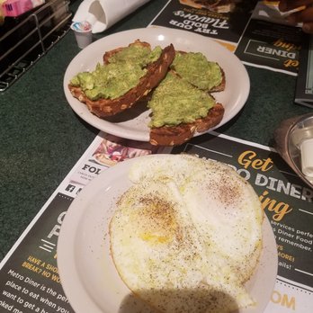 Metro Diner - Eggs medium, avocado toast - American Near Me - Wilmington, Delaware Metro Diner - Eggs medium, avocado toast - American Near Me - Wilmington, Delaware