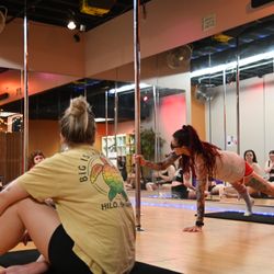 Pole Portland - Our Power Pole Lab on Tuesdays - taught by Super Laura and free to all Members of Lac or Members to the Pole Studio & LAC