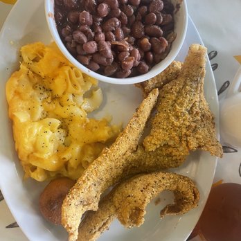 Southern Kitchen - Butterfish, Red Beans and Rice Mac and Cheese - Southern Near Me - Tacoma, Washington