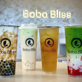 Boba Bliss - Brown Sugar Boba Fresh Milk   Pistachio Jasmine Dream   Camelia Oolong Tea Strawberry Matcha Latte - Bubble Tea Near Me - San Jose, California