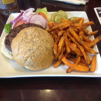 Zinna's Bistro - 1/2 lb Angus burger... Sweet potato fries - Italian Near Me - Cranbury, New Jersey Zinna's Bistro - 1/2 lb Angus burger... Sweet potato fries - Italian Near Me - Cranbury, New Jersey