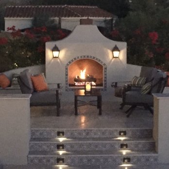 Mexican Tile and Stone - Outdoor fireplace.... - Flooring Near Me - Phoenix, Arizona Mexican Tile and Stone - Outdoor fireplace.... - Flooring Near Me - Phoenix, Arizona