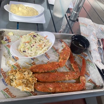 Crabby's Dockside - King crab with Old Bay and butter - Seafood Near Me - Clearwater Beach, Florida Crabby's Dockside - King crab with Old Bay and butter - Seafood Near Me - Clearwater Beach, Florida