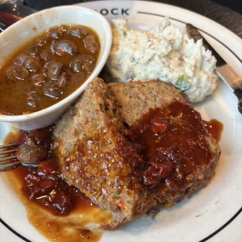 Redrock Canyon Grill - Meatloaf with roasted mushrooms - American Near Me - Wichita, Kansas