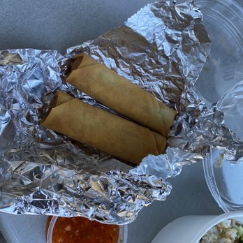 Ai Pono Cafe - Veggie lumpia (comes with three) with sauce - Asian Fusion Near Me - Costa Mesa, California Ai Pono Cafe - Veggie lumpia (comes with three) with sauce - Asian Fusion Near Me - Costa Mesa, California