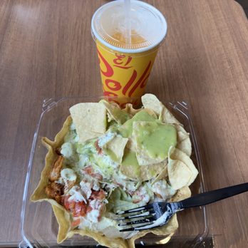 El Pollo Loco - 4/22/2026:  Purchased shrimp tostada for a late lunch. - Fast Food Near Me - Folsom, California