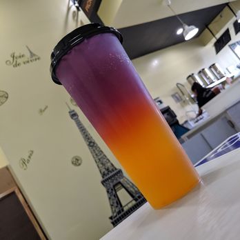 Partea Boba - aurora Tea (mango) (summer drink) - Bubble Tea Near Me - Van Nuys, California